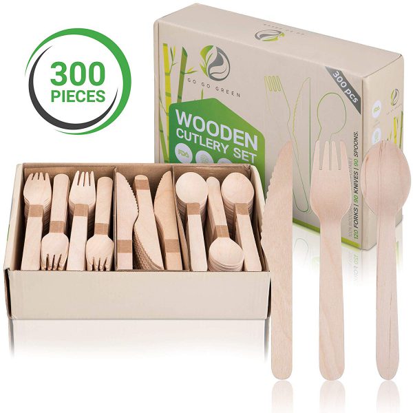 Disposable Wooden Cutlery Set ECOnomarks
