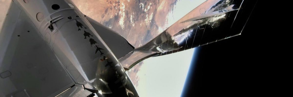Unity21 - VSS Unity in space over New Mexico